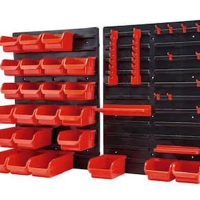 Painel Porta Ferramentas 43 Peças Organizador Oficina Casa