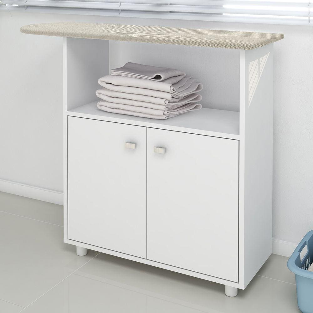 Tábua De Passar Roupa 2 Portas Tp3050 Branco - Tecnomobili