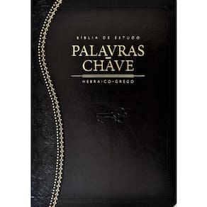 Biblia  Palavras Chave Preta Clássica luxo