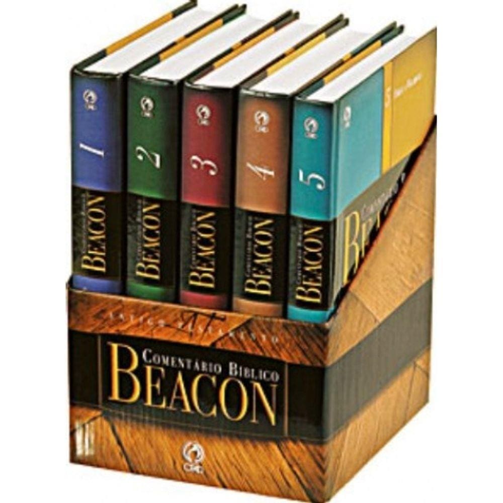 Comentario Biblico Beacon Capa Dura Antigo Test 5 Livros