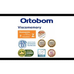 Colchão Viscomemory Solteiro (78x188x28) - Ortobom