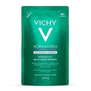 Normaderm Phytosolution Vichy Gel Intensivo de Limpeza Profunda Facial Refil 240g