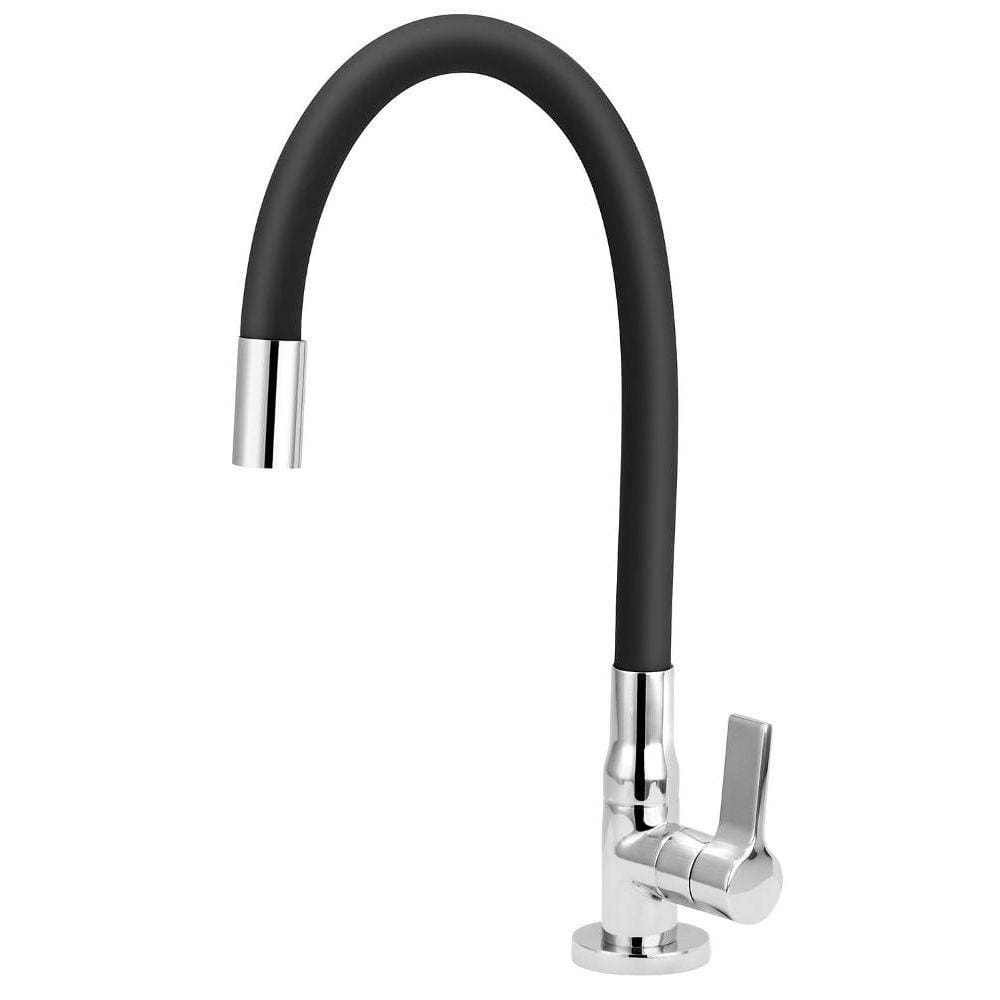Torneira Cozinha Mesa Bica Preta C62