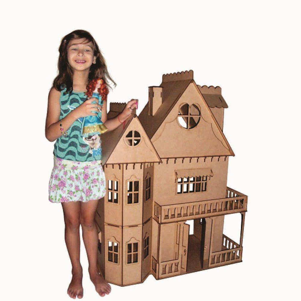 Casa De Bonecas Escala Barbie Mod EMILY ECO – DARAMA – Loja Darama