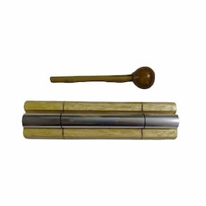 Sino Pin Meditação 1 Nota De Madeira Grande 14Cm