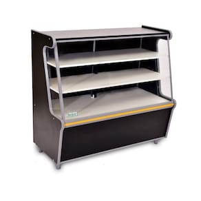 Balcão Vitrine Seco 100 Artlux Dark Preto Faixa Am