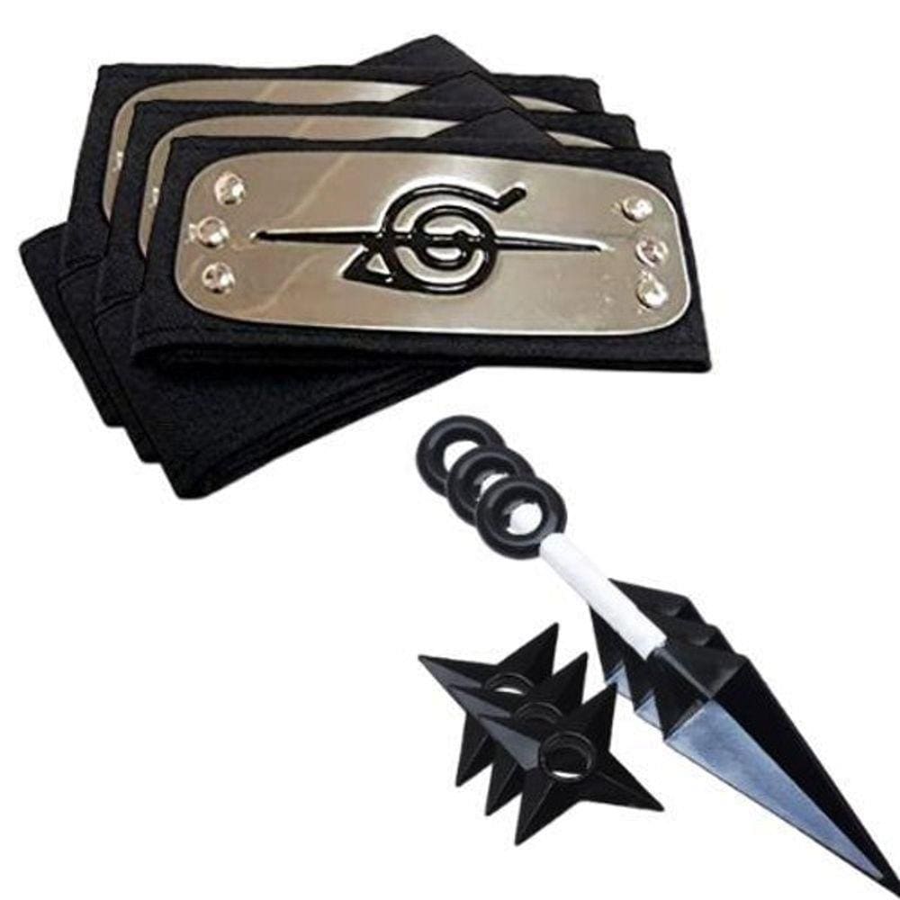 Kunai naruto e bandana junto disponivel