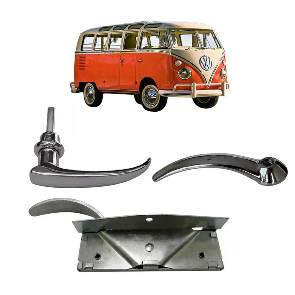 Kit Maçaneta Fechadura Porta Lateral Kombi Corujinha 57 A 75