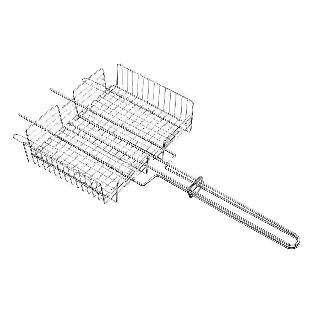 Grelha Multiuso Tramontina Churrasco em Aço Inox 70,2 x 31,5 cm Tramontina
