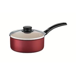 Panela Turim Tramontina Vermelha Revestimento interno e externo antiaderente Starflon Max Ø18cm Tramontina
