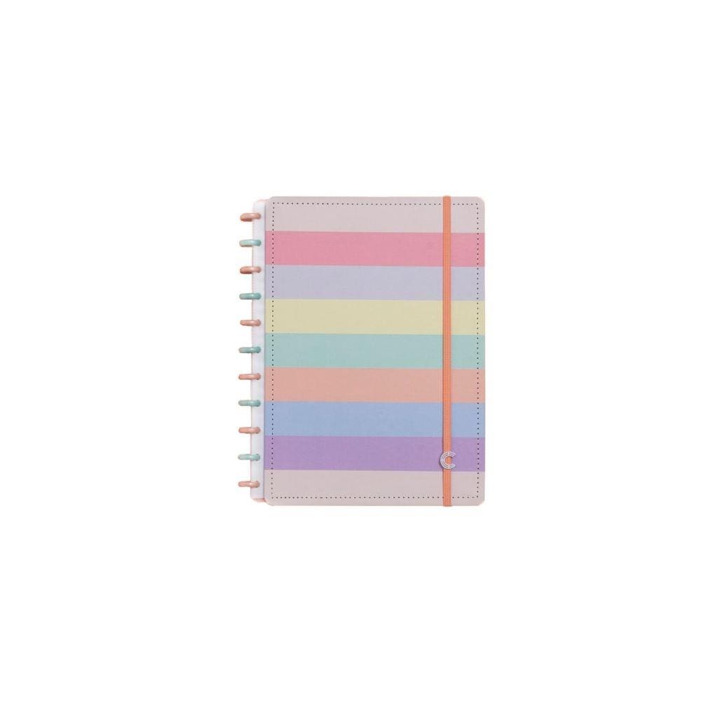 Caderno Inteligente Grande Arco Íris Pastel