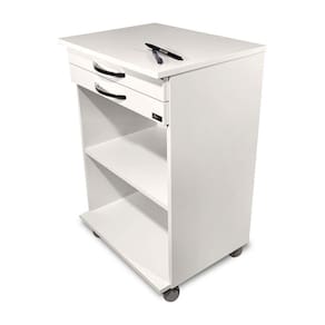 Mesa Auxiliar P/ Estética, Equipamento Médico, Armário Branco