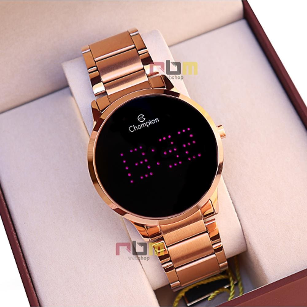 Relogio feminino rose champion digital prova d agua | Casas Bahia