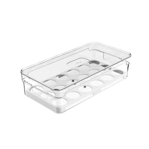 Organizador de Ovos Ou Clear Fresh Transparente 18 unidades