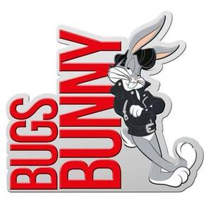 Placa Decorativa em Alumínio - BUGS BUNNY PERNALONGA - Looney Tunes
