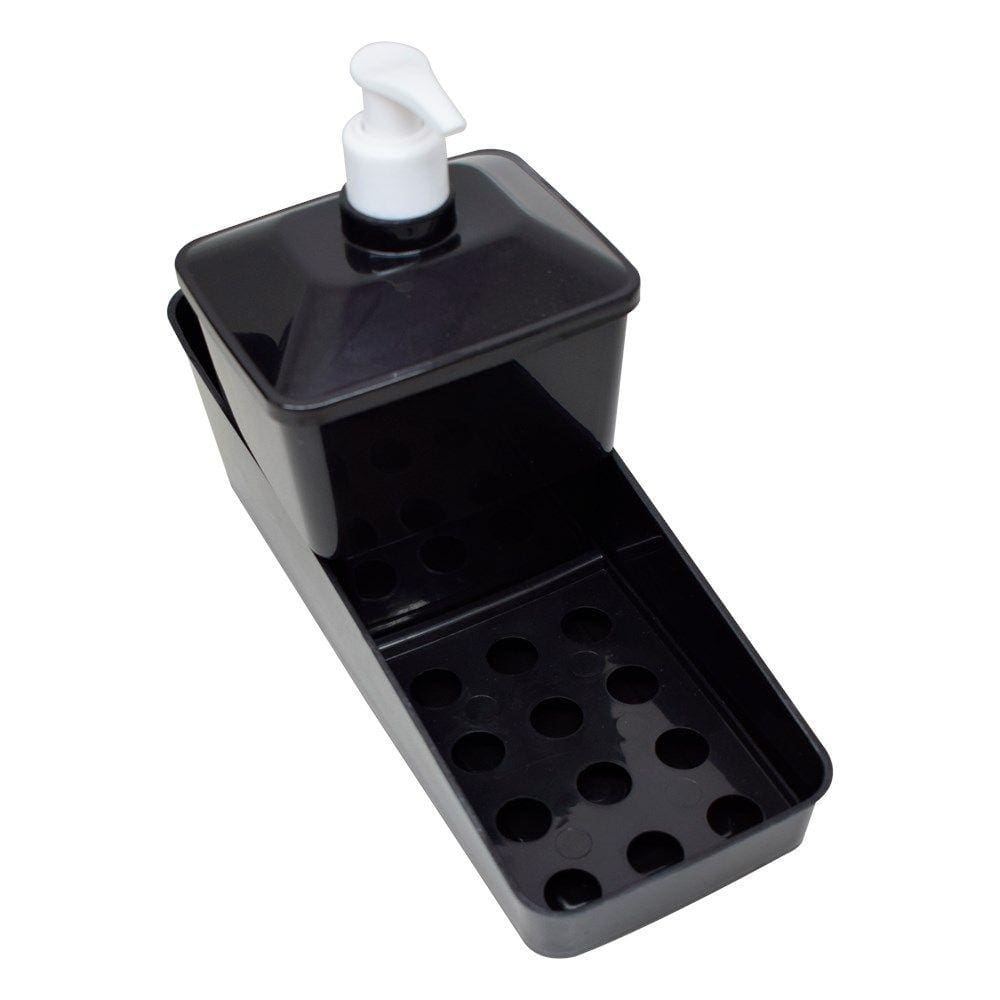 Conjunto Porta Detergente 3 Em 1 Cores Preto