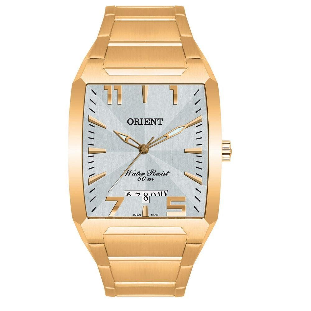 Relogio Dourado Orient Masculino Aco - Ggss1007 S2kx