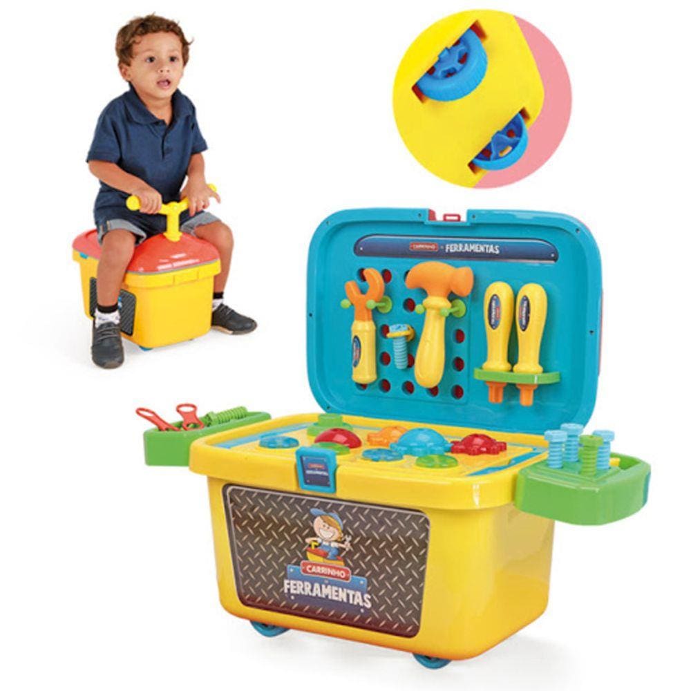 Carrinho caixa de Ferramentas Infantil - Xplast