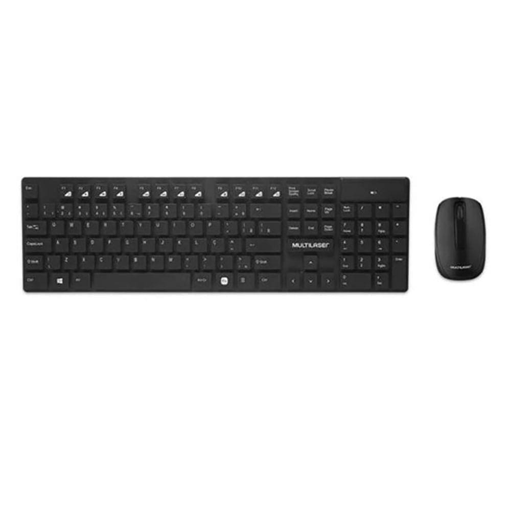 Teclado e Mouse sem Fio USB TC251 Multilaser