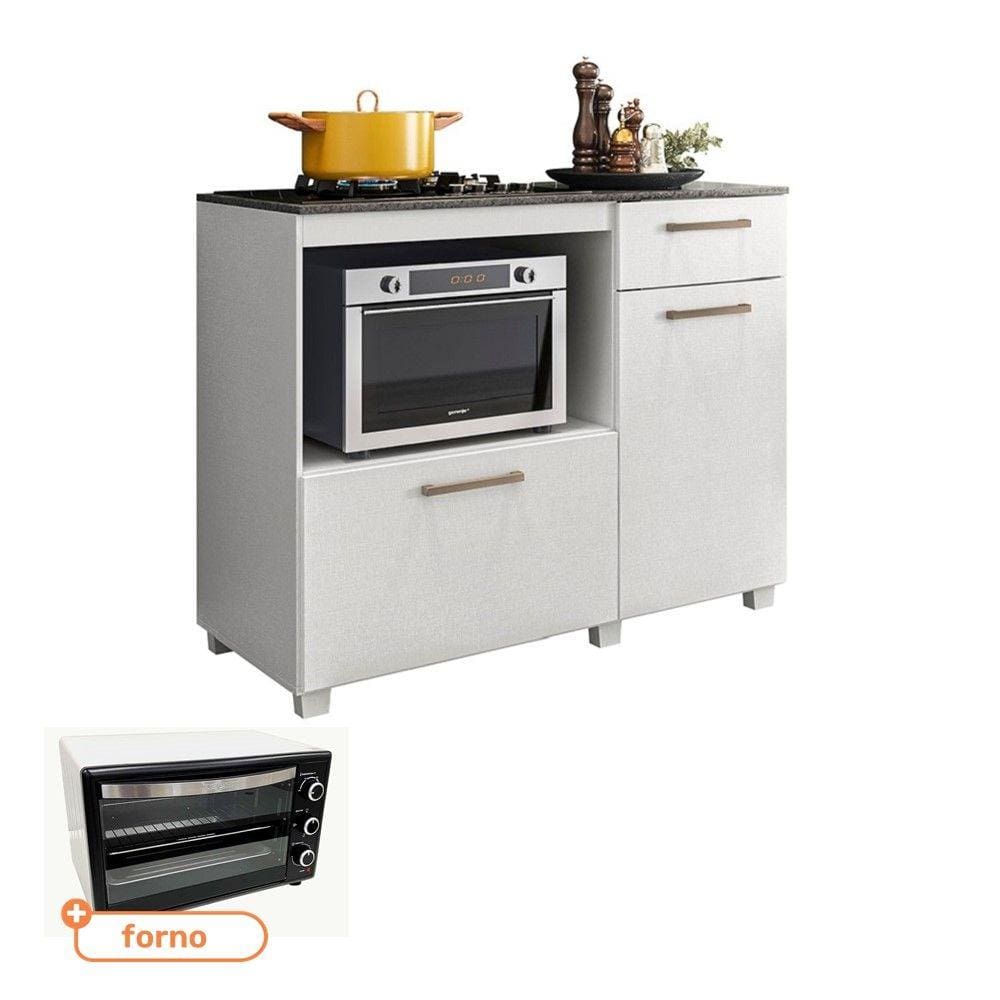 Kit balcao cooktop 5 bocas com forno eletrico Casas Bahia