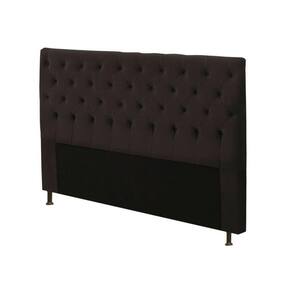 Cabeceira Cristal Box Casal Queen 160cm Suede Chocolate