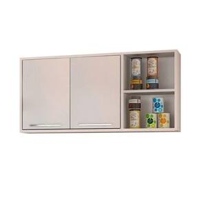 Armário Aéreo 2 Portas Paris Sallêto Branco