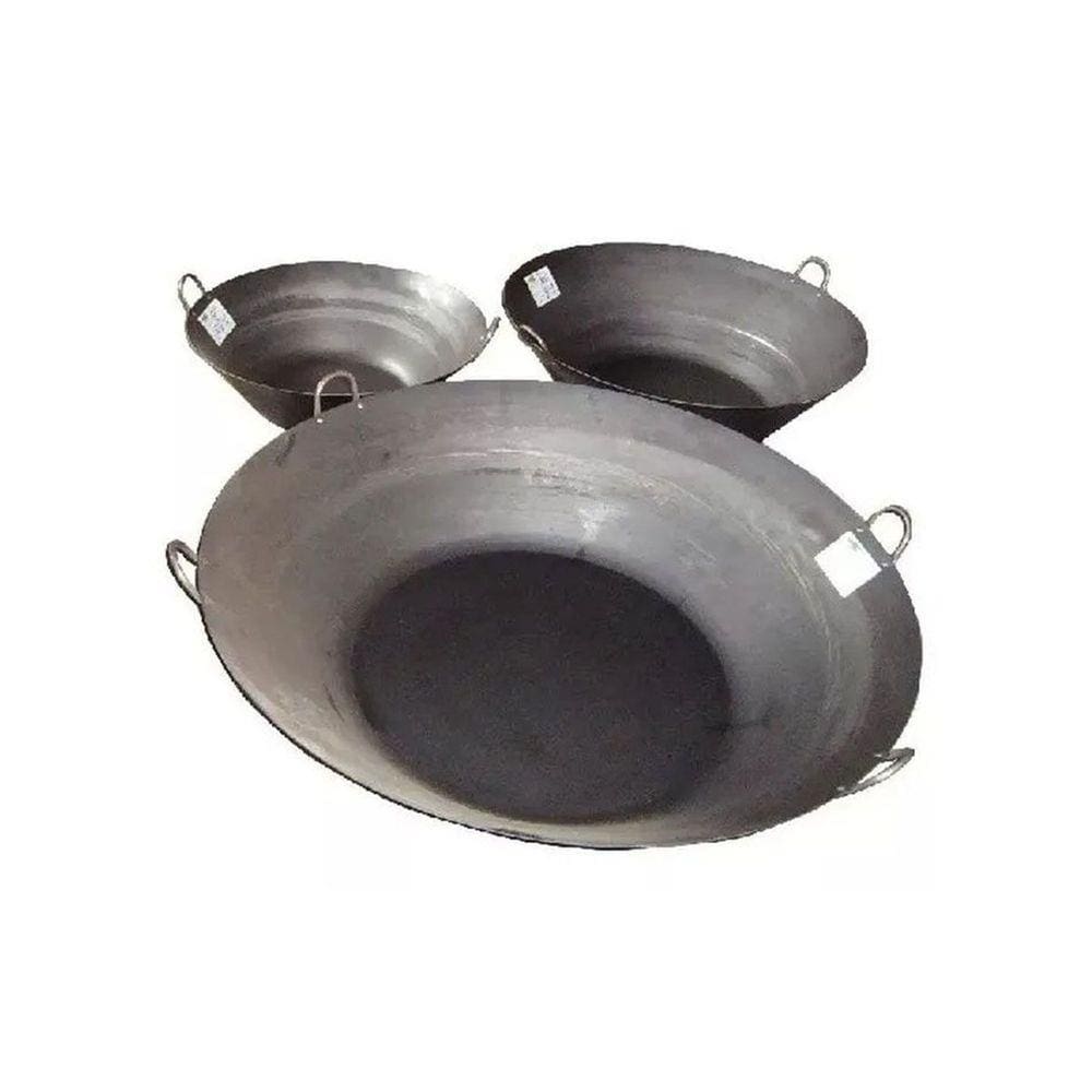 Tacho Beira Alta Preto Aço Carbono 23 Litros 56 Cm Diâmetro