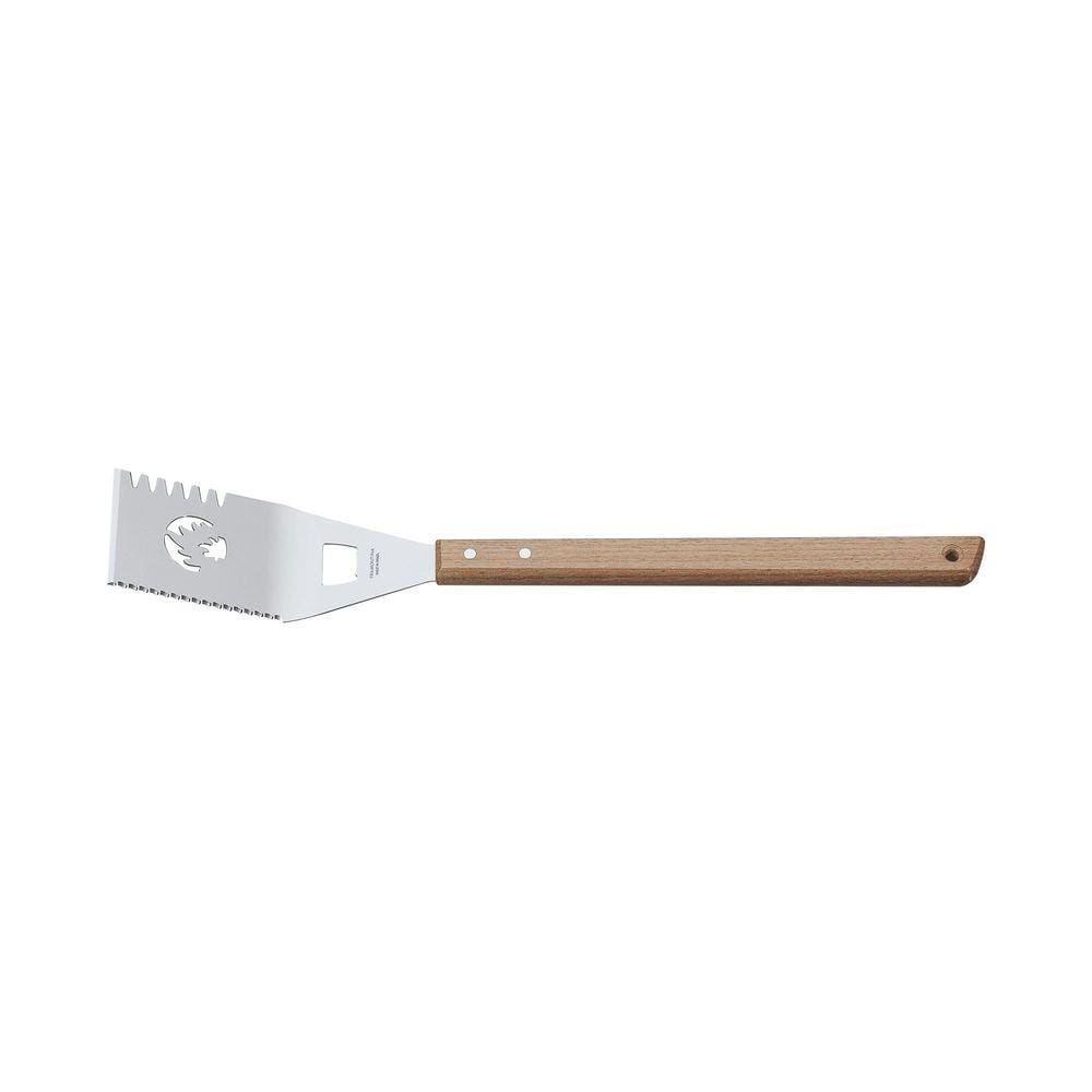 Espátula Multifuncional com Serrilha Tramontina Churrasco Lâmina em Aço Inox e Cabo de Madeira 48 cm Tramontina