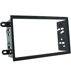 Moldura Painel 2 Din Som Dvd Gm Chevrolet Onix 2013 à 2018 Preta
