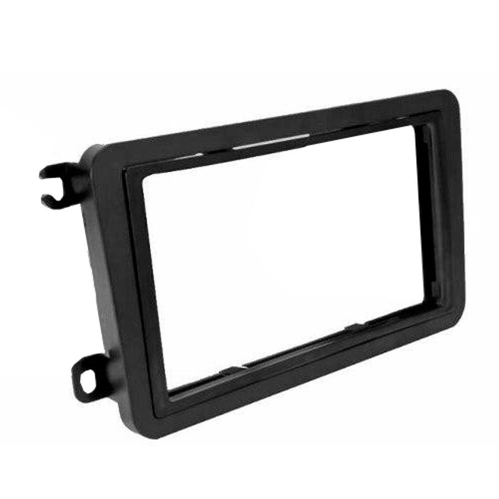 Moldura Painel 2 Din Dvd Gol G7 Jetta Amarok Fusca Tiguan Preto