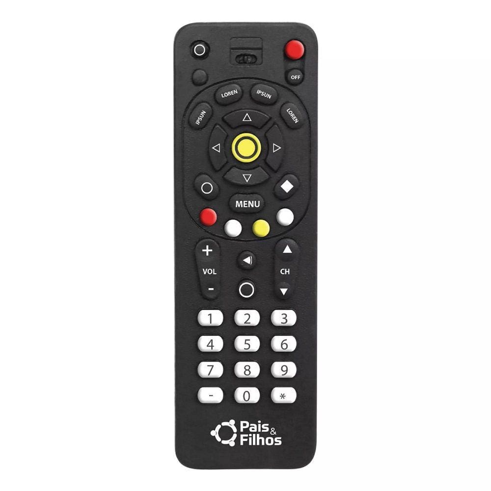 Mordedor Meu Controle Remoto 3330 Infantil Bebês Macio Anti Alérgico Criança Brinquedo Mastigação