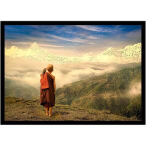Quadro Decorativo Religiosos Buda Budismo Monge Rc058