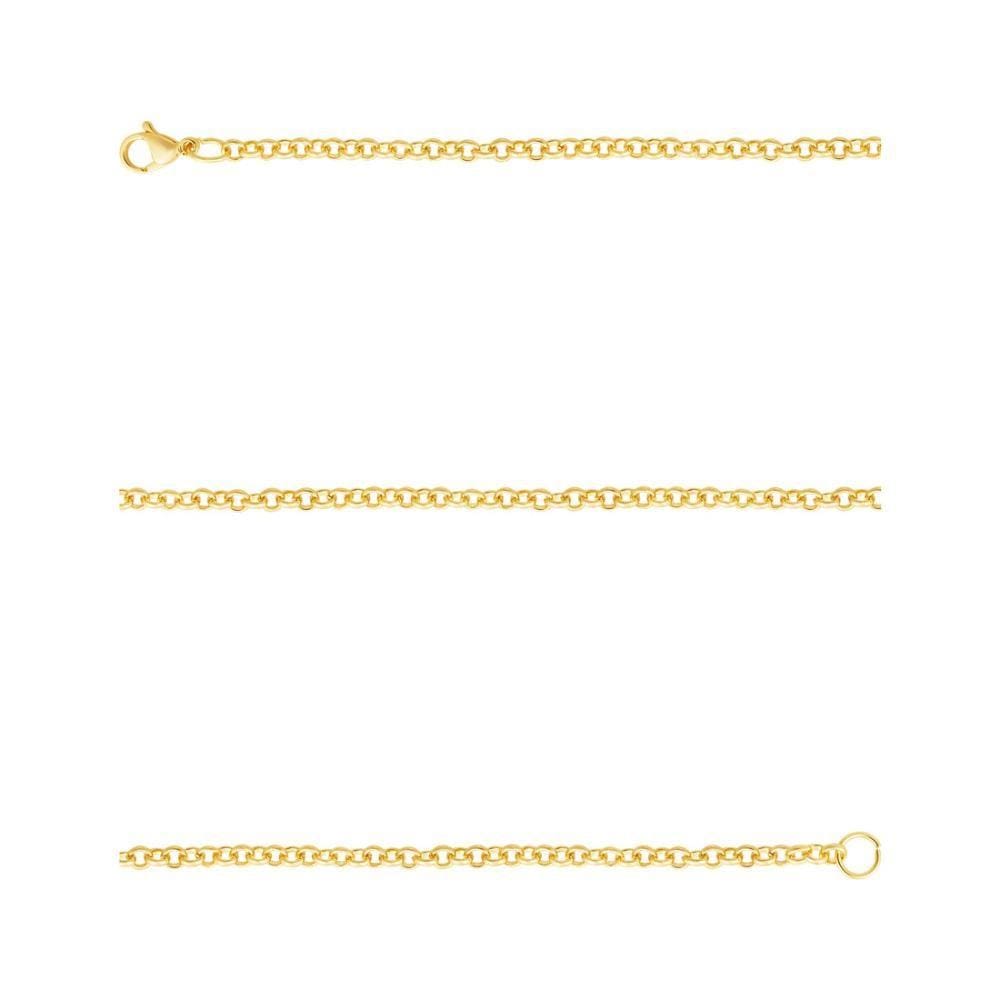 Corrente Aço Portuguesa 3.25mm 45cm Gold IPG