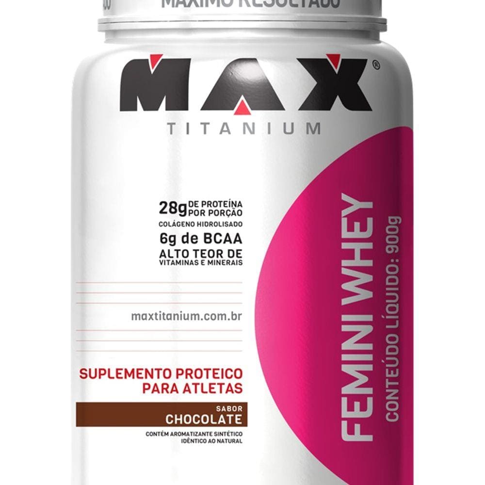 Whey Protein Feminino Max Titanium Casas Bahia