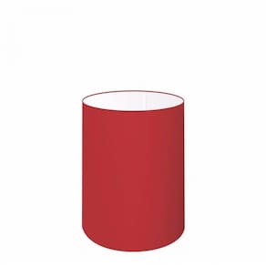 Cúpula Abajur Cilíndrica Cp-8002 Ø13x30cm Bordô