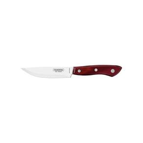 Faca Jumbo para Churrasco Tramontina com Lâmina de Aço Inox e Cabo em Madeira Tramontina