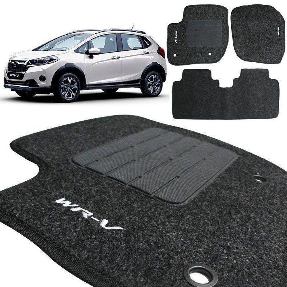 Tapete Automotivo Honda Wrv Carpete Base Pinada
