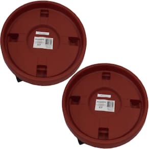 Kit Suporte Botijão De Gás Vaso de Flores Com Rodinhas 2 Pçs