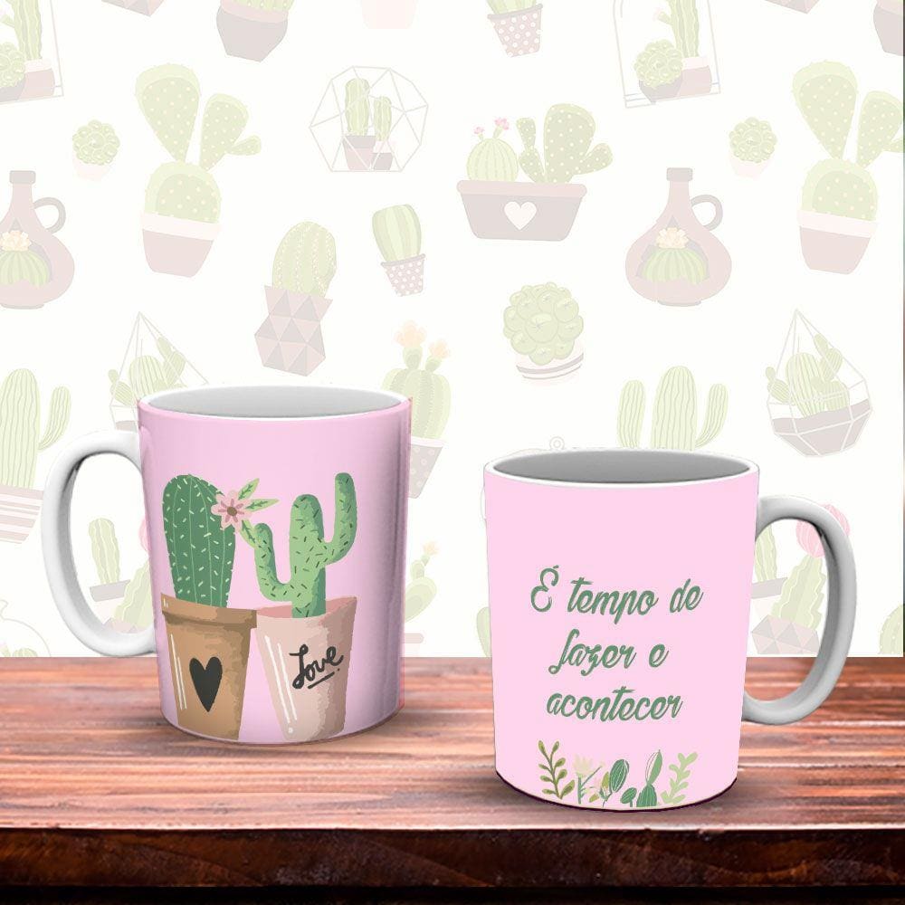Caneca Personalizada Plantas Cactus 23
