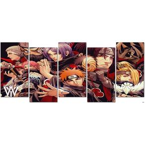 Quadro Naruto Arte Full Anime Poster Moldurado