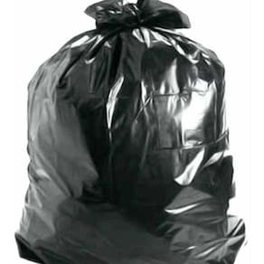 Saco Lixo 100L 75X90 Preto Pesado M5 100Un Reciclado