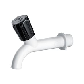 Torneira Plástica Para Tanque Branca 10Cm 3/4 Pol. 1113 Herc