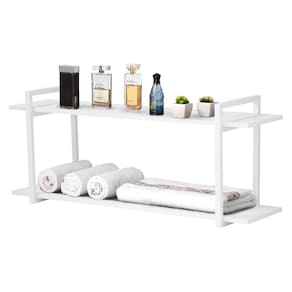 Nicho Banheiro Branco Com Prateleiras Branco 120cm