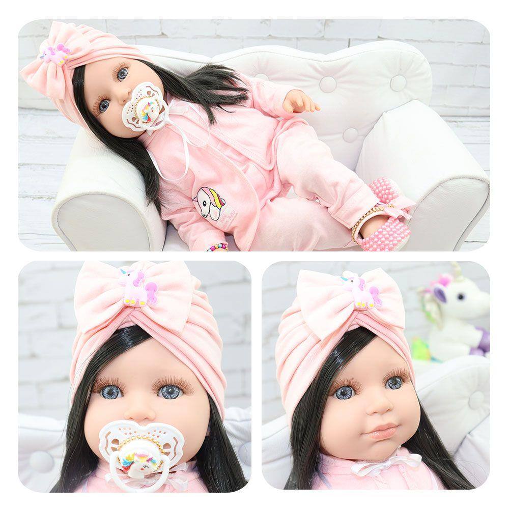 Boneca Reborn Silicone Bebê Realista Senta Menina Morena - ShopJJ -  Brinquedos, Bebe Reborn e Utilidades