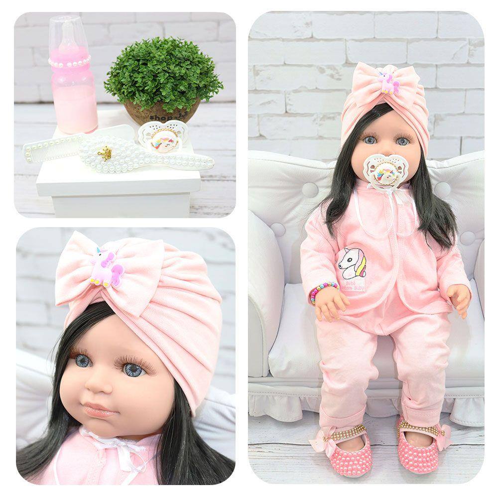 Boneca Reborn Silicone Bebê Realista Senta Menina Morena - ShopJJ -  Brinquedos, Bebe Reborn e Utilidades