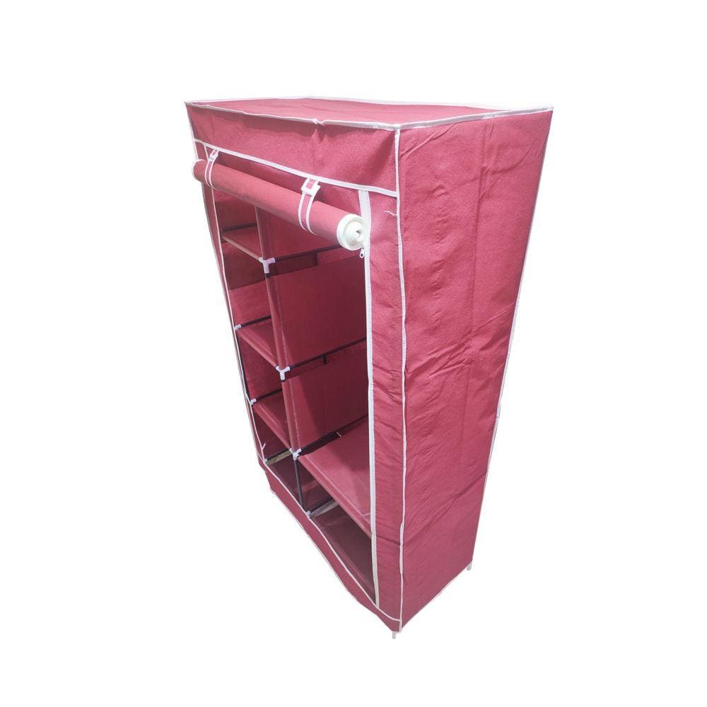 Guarda roupa Armario Organizador Sapateira dobravel duplo Cabideiro casa Sapateira portatil quarto