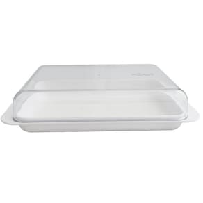 Porta Frios Com Tampa Queijeira Pote Para Queijo Presunto Cozinha Branco