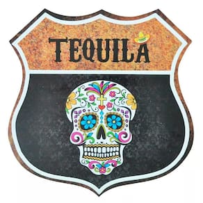 Quadro Placa Route Em Madeira Decorativa - Tequila