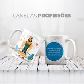 Caneca Personalizada Profissão Professor Educação Fisica