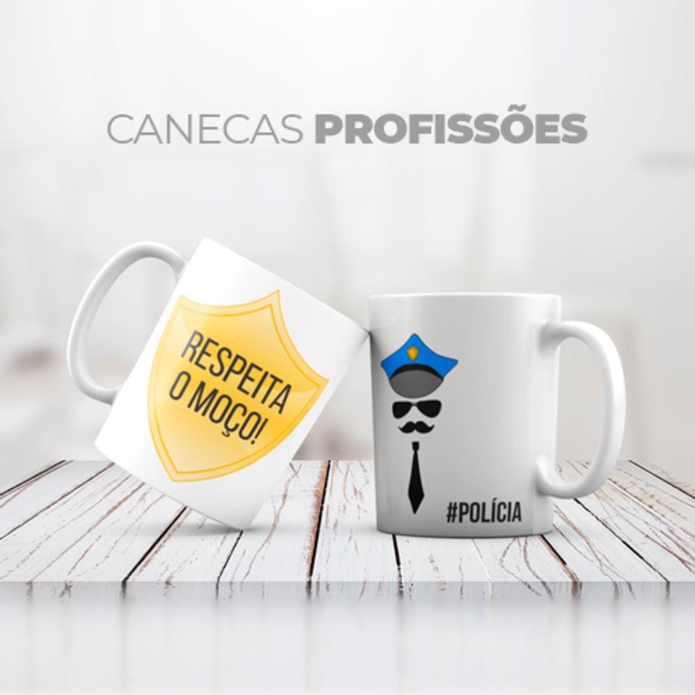 Caneca Personalizada Profissão Policial